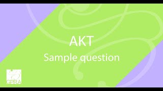 RACGP AKT sample question 4 [upl. by Nivag]