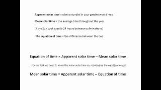 Astronomy GCSE Topic 4 How to calculate your longitude [upl. by Alaric258]