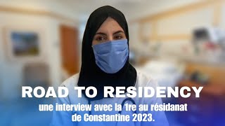 Une interview avec la 1re au résidanat de Constantine 2023 [upl. by Rex]