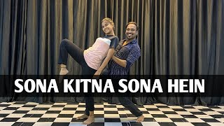 Sona Kitna Sona Hai DANCE VIDEO  Hero No 1  Udit Narayan  Poornima  Govinda  Karisma Kapoor [upl. by Ayam]