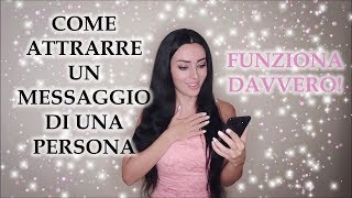 COME ATTRARRE UN MESSAGGIO DI UNA PERSONA SPECIFICA FUNZIONA [upl. by Faria104]