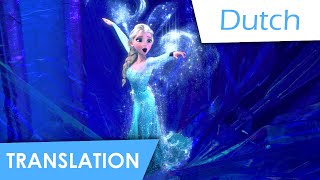 Let it Go Dutch Lyrics amp Translation [upl. by Orecul]