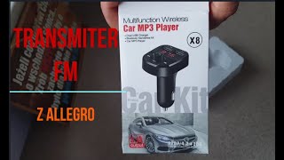 SPRAWDZAM TANI TRANSMITER FM BLUETOOTH DO SAMOCHODU Z ALLEGRO [upl. by Denbrook]