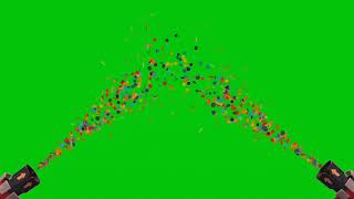 Celebration green screen with sound effect  continuous birthday celebration green screen [upl. by Henricks]