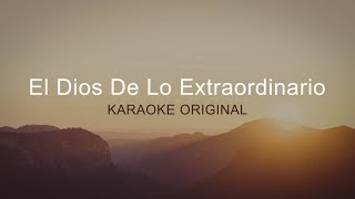 Karaoke Pista Original  El Dios De Lo Extraordinario  Tercer Cielo amp Inlight [upl. by Luwana]