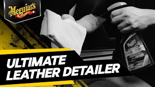 Leather Cleaner Leather Conditioner amp UV Protection  Meguiar’s Ultimate Leather Detailer [upl. by O'Neill417]