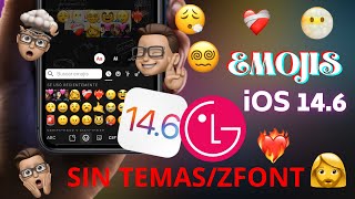 EXCLUSIVO EMOJIS DE IPHONE 13 IOS 146 PARA LGSIN TEMASSIN ZFONT [upl. by Rekab]