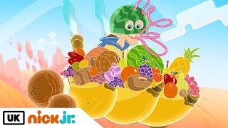 Fresh Beat Band of Spies  Fruit Racer Gamer  Nick Jr UK [upl. by Nariko]