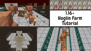 30000 Pork Per Hour  Minecraft Hoglin Farm  119 [upl. by Celestina51]