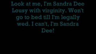 Grease  Look at Me Im Sandra Dee lyrics [upl. by Attey]