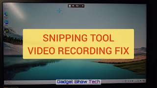 How To Fix Windows 11 Snipping Tool Video Recording Stopped Solved [upl. by Annad]