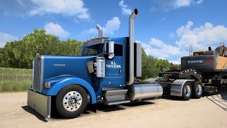 Kenworth W900L  Heavy Haul Day Cab  American Truck Simulator [upl. by Egin]