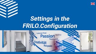 FRILO Configuration [upl. by Aylward]