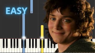 Concerning Hobbits  The Shire Theme  The Lord of The Rings  EASY Piano Tutorial [upl. by Ahselaf]