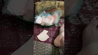 Silicone crack heel gel moisturizing socks available ❤️ Plz like nd subscribe my channel ❤️ [upl. by Noreht]