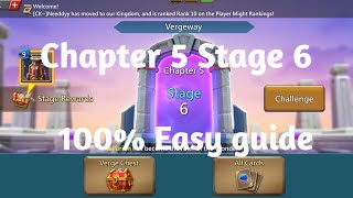 Lords mobile Vergeway Chapter 5 Stage 6 easiest guide [upl. by Finnigan]