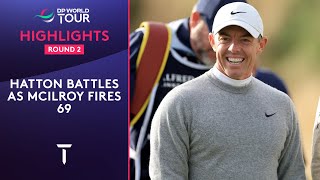 Round 2 Highlights  Rory McIlroy Tyrrell Hatton  2024 Alfred Dunhill Links Championship [upl. by Alahsal65]