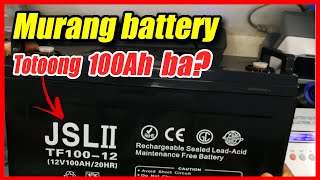 JSL II 100Ah SLA Battery Capacity Testing [upl. by Sheba]