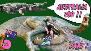 Australia Zoo Visit Part I  Steve Irwin’s Zoo Reptile Dream Best Zoo Ever [upl. by Sclater]