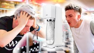 DRINKING URINE SODA  Soda Stream Challenge VOMIT ALERT [upl. by Raimundo682]