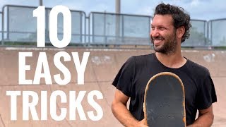 10 EASY Mini Ramp Tricks ANYONE Can Learn [upl. by Elolcin358]