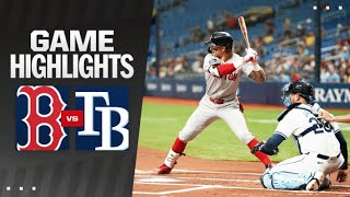 Red Sox vs Rays Game Highlights 52124  MLB Highlights [upl. by Haidadej]