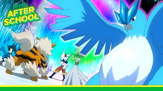 Battling Articuno in a Freezing Raid ❄️  Pokémon Ultimate Journeys  Netflix After School [upl. by Janot912]