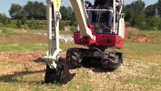 Takeuchi TB216 Retractable Undercarriage [upl. by Gerik247]