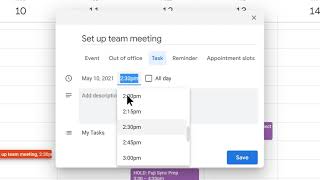 How to Create a Task in Google Calendar [upl. by Elfstan]