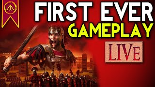 Rome Remastered First Gameplay  Total War LIVE [upl. by Llatsyrk]