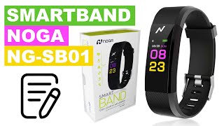 Smart Band NGSB01  Carga uso y sincronización [upl. by Tedmund]