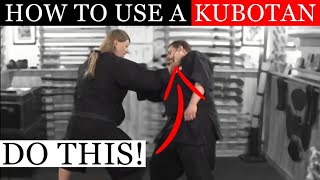 HOW TO USE A KUBOTAN CORRECTLY FOR SELF DEFENSE  Ninjutsu Martial Arts Training Techniques [upl. by Moffit]