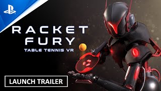 Racket Fury Table Tennis VR  Launch Trailer  PS VR2 Games [upl. by Madella]