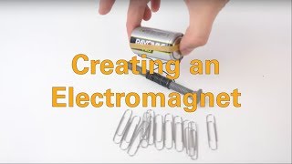 Creating An Electromagnet [upl. by Ecirtemed593]