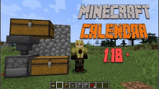 Minecraft  How to Make a WORKING Calendar [upl. by Asillim]