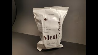 2019 MCW Mexican Chicken amp Rice Cold Weather MRE Review Meal Ready to Eat Tasting Test [upl. by Erusaert]