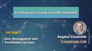 Linux Tutorial 45 Creating users using useradd command [upl. by Bowra843]