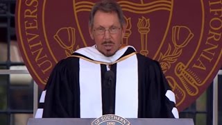 Larry Ellisons commencement address at the University of Southern California [upl. by Ocinom]