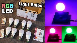 Colored LED Light Bulbs RGB Party Lights Disco from ILC [upl. by Rocker]