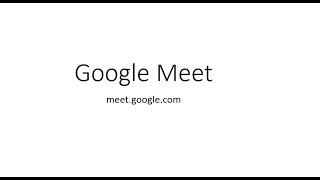 Google How to Use Google Meet [upl. by Besse294]