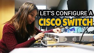 Configuring CISCO Switch at work  CISCO commands real world best practice [upl. by Lulita]