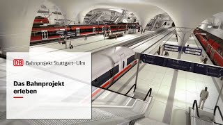 Die Deutsche Bahn baut das Projekt Stuttgart–Ulm  Ein Blick in die Zukunft [upl. by Haissem]