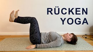 5 Rücken Yoga für Kraft  Bauch amp Rücken stärken [upl. by Novehc]