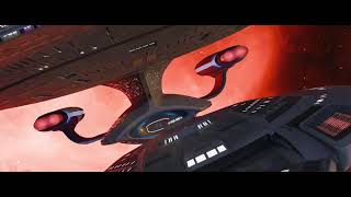 Enterprise  D meets the E Vengeance arrival scene remake from Star Trek Into Darkness [upl. by Demy]