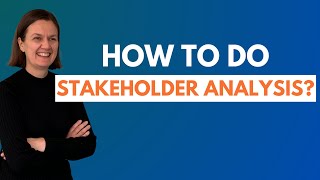 How to do Stakeholder Analysis as a Business Analyst  RACI Matrix Onion Diagrams [upl. by Nodanrb605]