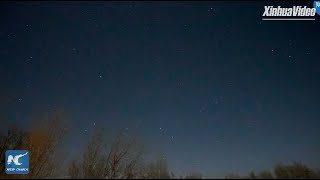 LIVE Geminid meteor shower observed from Beijing [upl. by Oivalf]