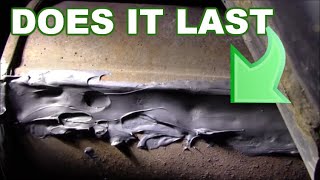 How to Patch a Muffler Hole Before and After Pics [upl. by Alih]