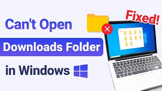 How To Fix Downloads Folder Not Responding on Windows 1110 2023 [upl. by Etteluap]