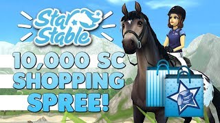 10000 Star Coin Shopping Spree on Star Stable 🛍️🐴  8 Horses Clothes Tack [upl. by Acimot]