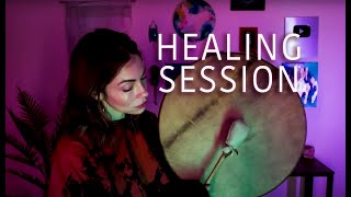 Reiki ASMR  Physical Reset  Drum amp Ocean [upl. by Charin]